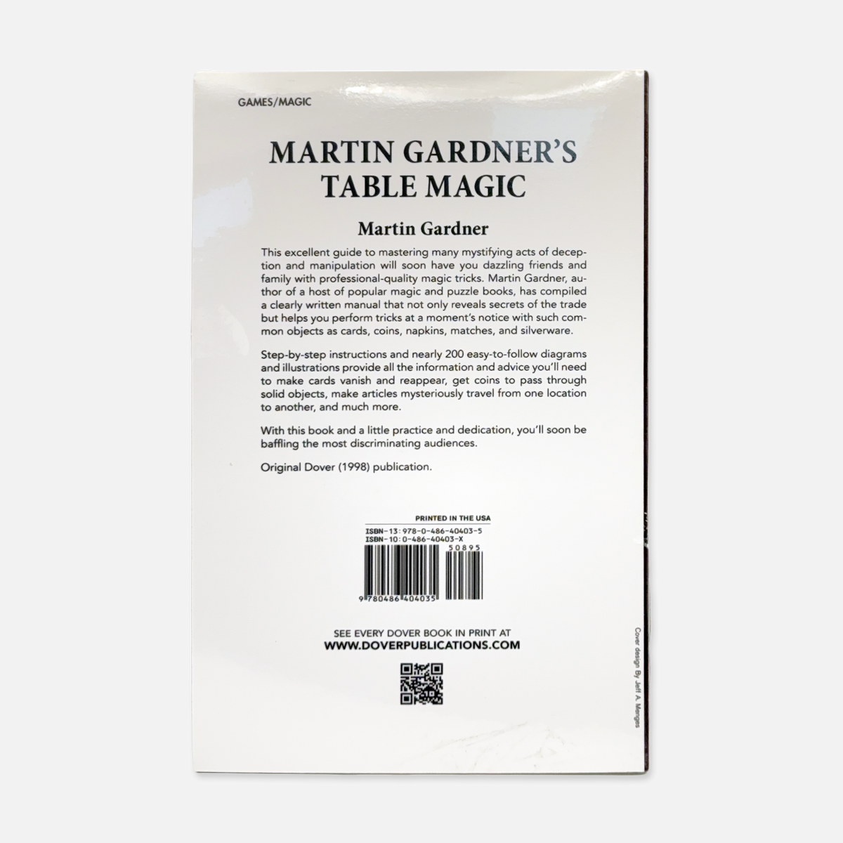 Martin Gardner's Table Magic (New) | Easy Magic Tricks with Everyday ...