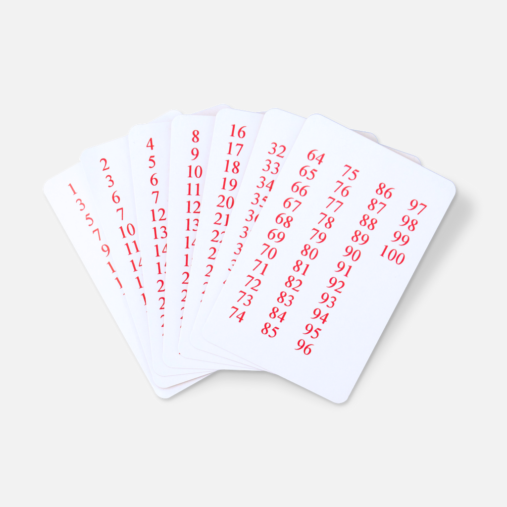 Number Mystery Outdone Royal 2025 magic trick – reveals spectator’s thought-of number with visible cards front and back