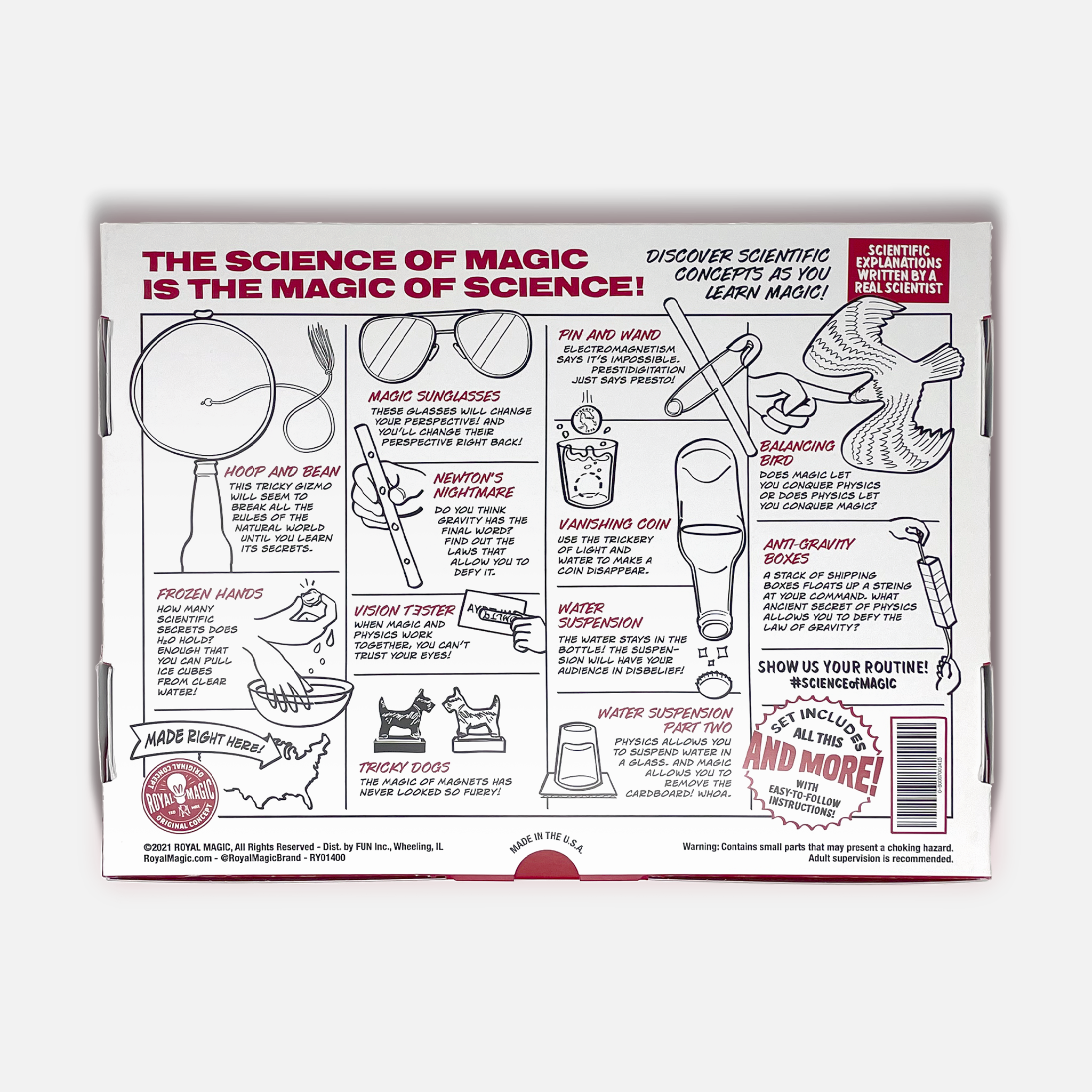 Magic Box Science Kit Fun with the Science of Magic – STEM-Based Magic Kit for Kids and Fami ...